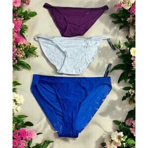 Soma TELLTALE Underwear Panty Lot of 3 Sz XL Bikini Cheekini Lingerie NWT